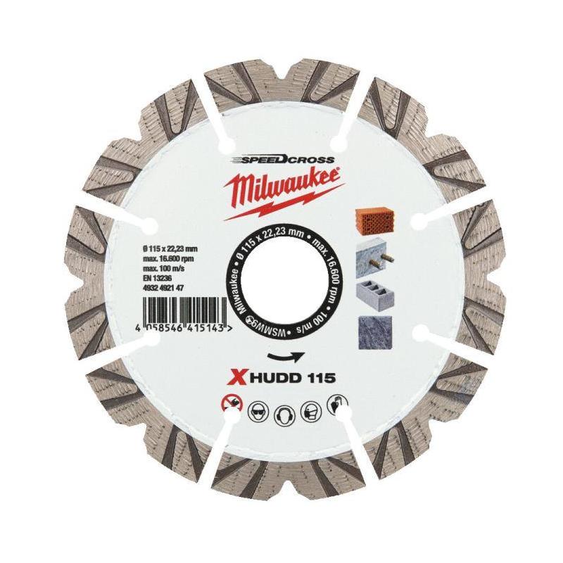 4932492147 - Tarcza diamentowa tnąca Speedcross Premium XHUDD 115 x 22,23 mm 4932492147 - Tarcza diamentowa tnąca Speedcross Premium XHUDD 115 x 22,23 mm