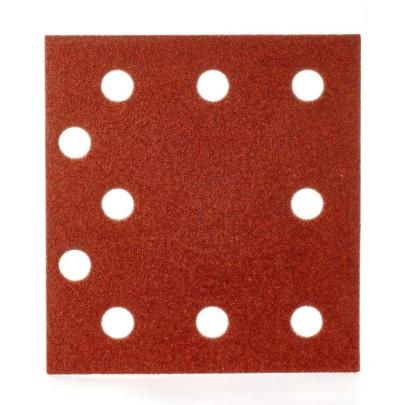 4932492243 - Papier ścierny prostokątny na rzep do szlifierki oscylacyjnej 115 x 107 mm, gr. 180 (10 szt.)
