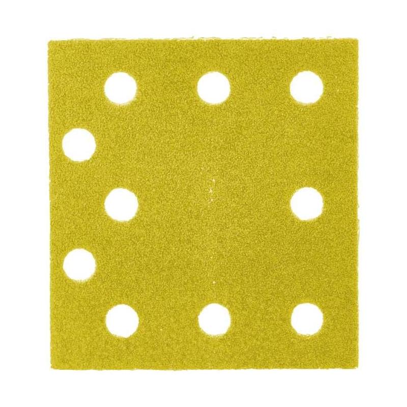 4932492246 - Papier ścierny prostokątny premium HP na rzep do szlifierki oscylacyjnej 115 x 107 mm, gr. 180 (10 szt.)