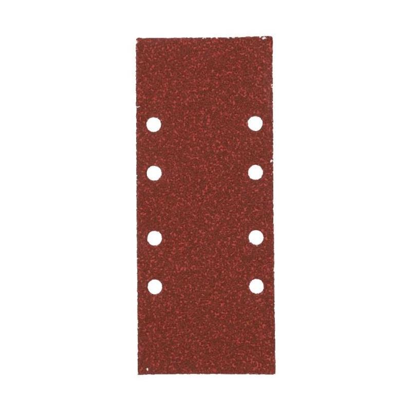 4932492257 - Papier ścierny prostokątny na rzep do szlifierki oscylacyjnej 93 x 185 mm, gr. 40 (10 szt.)