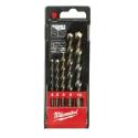 4932480157 - Set of hammer drills for concrete with cylindrical chuck, 2-cutters, 4 - 10 mm (5 pcs)