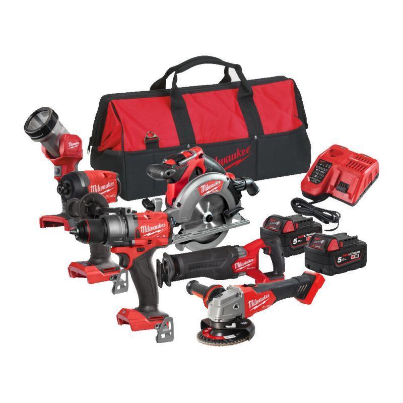 M18 FPP6E3-502B - Zestaw POWERPACK M18™ FUEL™, M18 FPD3, M18 FID3, M18 CCS55,M18 FSZ,M18 FSAG125X,M18 TLED, 2 x 5.0Ah +ładowarka M18 FPP6E3-502B - Zestaw POWERPACK M18™ FUEL™, M18 FPD3, M18 FID3, M18 CCS55,M18 FSZ,M18 FSAG125X,M18 TLED, 2 x 5.0Ah +ładowarka