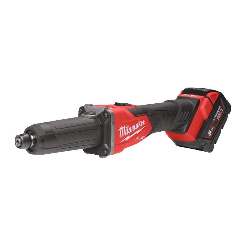 M18 FDGRB-502X - Szlifierka prosta 18 V, 5.0 Ah, FUEL™, włącznik suwakowy, w walizce, z 2 akumulatorami i ładowarką M18 FDGRB-502X - Szlifierka prosta 18 V, 5.0 Ah, FUEL™, włącznik suwakowy, w walizce, z 2 akumulatorami i ładowarką