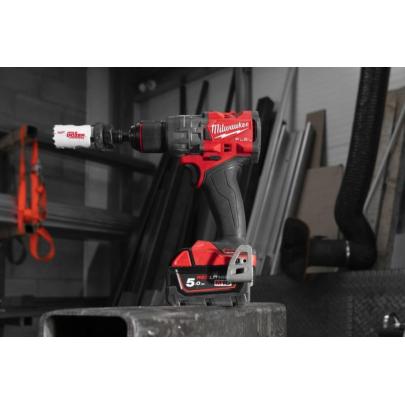 M18 FPD3-502X - Wiertarko-wkrętarka udarowa 158 Nm, 18 V, 5.0 Ah, FUEL™, w walizce, z 2 akumulatorami i ładowarką