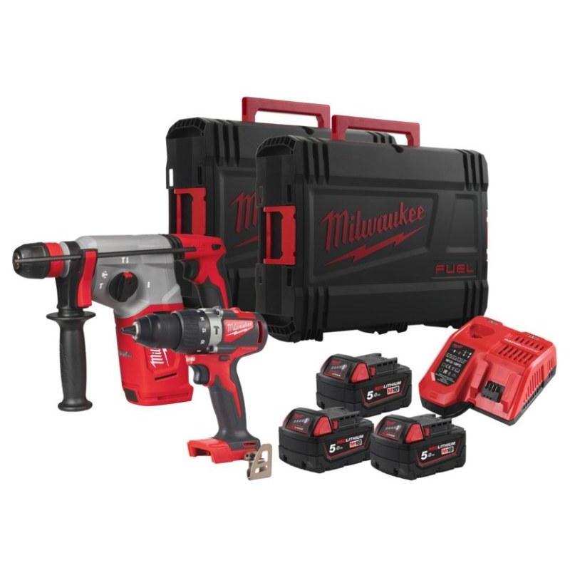 M18 BLPP2C2-503X - Zestaw POWERPACK M18™, M18 BLHX, M18 BLPD2, 3 x 5.0 Ah + ładowarka, w walizce M18 BLPP2C2-503X - Zestaw POWERPACK M18™, M18 BLHX, M18 BLPD2, 3 x 5.0 Ah + ładowarka, w walizce