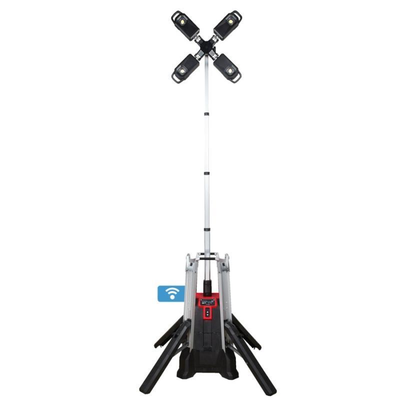 MXF TL-601 - Mobilny maszt oświetleniowy 27000 lm, 6.0 Ah, MX FUEL™, ONE-KEY™, z akumulatorem i z wbudowaną ładowarką MXF TL-601 - Mobilny maszt oświetleniowy 27000 lm, 6.0 Ah, MX FUEL™, ONE-KEY™, z akumulatorem i z wbudowaną ładowarką