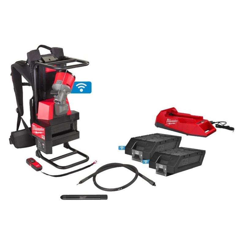 MXF CVBPKIT-602 - Wibrator plecakowy do betonu + wałek 2m i buława 38mm, 6.0Ah, MX FUEL™ ONE-KEY™, z 2 akumulatorami i ładowarką MXF CVBPKIT-602 - Wibrator plecakowy do betonu + wałek 2m i buława 38mm, 6.0Ah, MX FUEL™ ONE-KEY™, z 2 akumulatorami i ładowarką