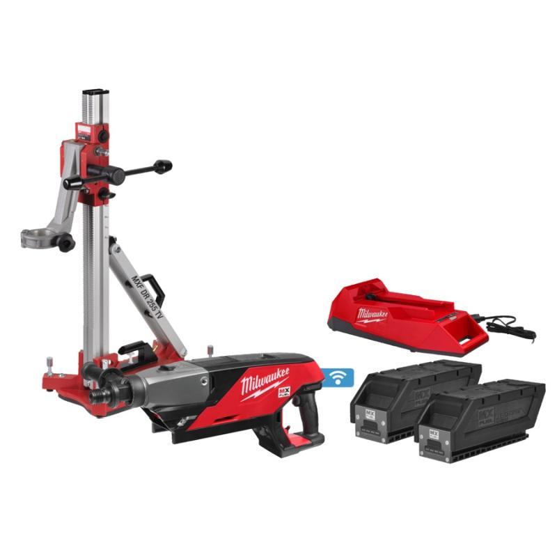 MXF DCD150-302C KIT - 2-Biegowa wiertnica diamentowa 150mm + statyw 3.0Ah MX FUEL™ ONE-KEY™ w walizce, 2 akumulatory i ładowarka MXF DCD150-302C KIT - 2-Biegowa wiertnica diamentowa 150mm + statyw 3.0Ah MX FUEL™ ONE-KEY™ w walizce, 2 akumulatory i ładowarka