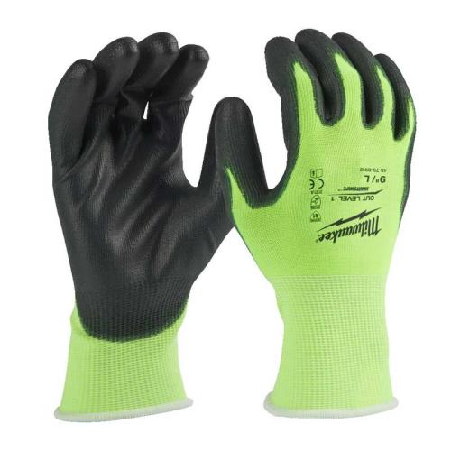 4932492915 - Cut resistant gloves, reflective, protection level 1/A, size L/9 (12 pairs)