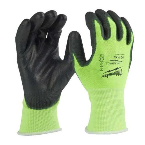 4932492916 - Cut resistant gloves, reflective, protection level 1/A, size XL/10 (12 pairs)