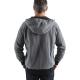 M12 HH GREY4-0 (M) - Men's heated hoodie, grey, M12™ Li-ion 12 V, size M