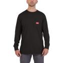 WTLSBL-L - Work T-shirt long sleeve, black, size L, 4932493035