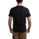HTSSBL-S - T-shirt z krótkim rękawem, czarny, rozmiar S