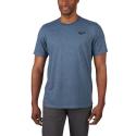HTSSBLU-S - Hybrid T-shirt short sleeve, blue, size S