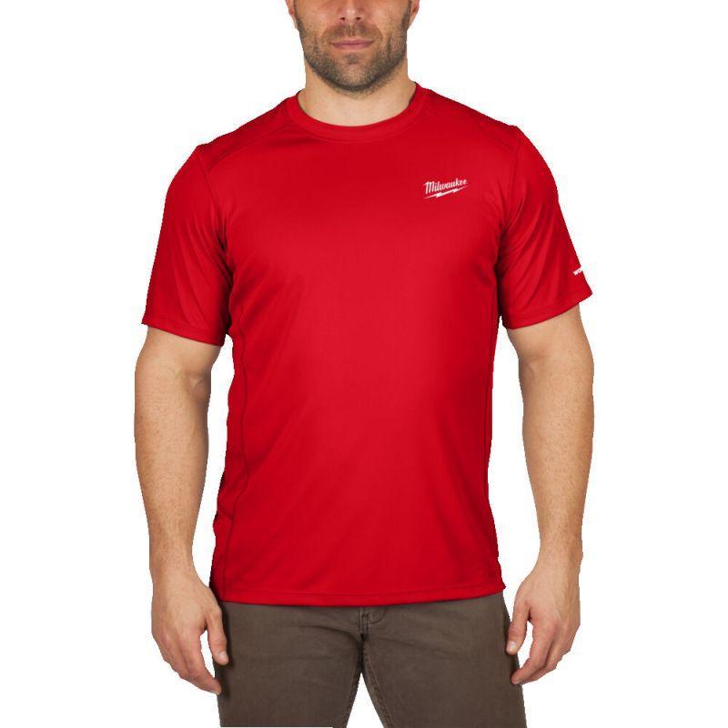 WWSSRD-XXL - Koszulka z krótkim rękawem WORKSKIN™, czerwona, rozmiar XXL WWSSRD-XXL - Koszulka z krótkim rękawem WORKSKIN™, czerwona, rozmiar XXL