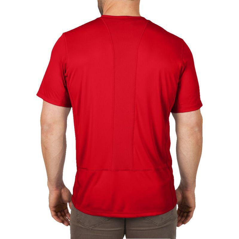 WWSSRD-XXL - Koszulka z krótkim rękawem WORKSKIN™, czerwona, rozmiar XXL WWSSRD-XXL - Koszulka z krótkim rękawem WORKSKIN™, czerwona, rozmiar XXL