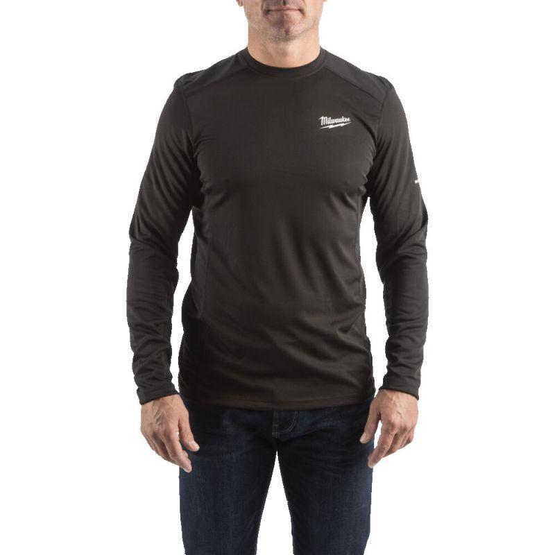 WWLSBL-XL - Koszulka z długim rękawem WORKSKIN™, czarna, rozmiar XL WWLSBL-XL - Koszulka z długim rękawem WORKSKIN™, czarna, rozmiar XL