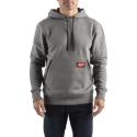 WH MW GR XXL - Midweight hoodie, grey, size XXL, 4932493125