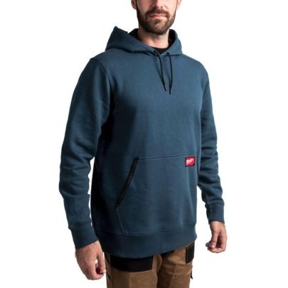 WH MW BLU M - Bluza z kapturem, niebieska, rozmiar M