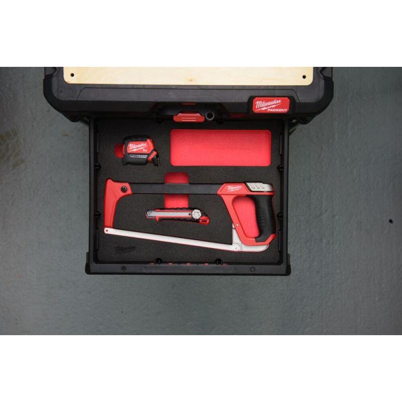 4932493642 - Moduł narzędzi do cięcia i pomiaru do szuflad PACKOUT (3 szt.), wkładka piankowa 4932493642 - Moduł narzędzi do cięcia i pomiaru do szuflad PACKOUT (3 szt.), wkładka piankowa