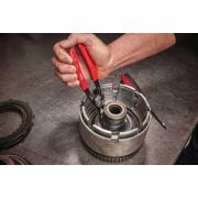 4932492488 - Szczypce odwracalne do pierścieni, odgięte 45°, 152 mm