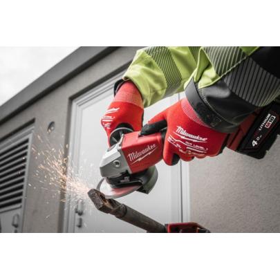 M18 BLSAG125X-402X - Szlifierka kątowa śr. 125 mm, 18 V, 4.0 Ah, włącznik suwakowy, w walizce, z 2 akumulatorami i ładowarką
