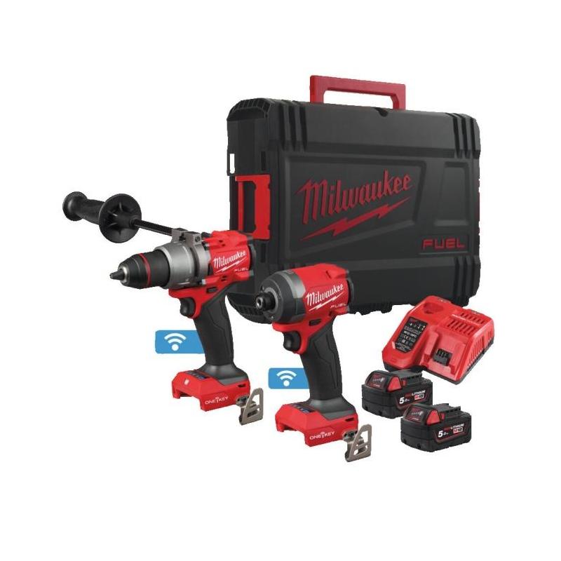 M18 ONEPP2A3-502X - Zestaw POWERPACK M18™ FUEL™, M18 ONEPD3, M18 ONEID3, 2 x 5.0 Ah + ładowarka, w walizce M18 ONEPP2A3-502X - Zestaw POWERPACK M18™ FUEL™, M18 ONEPD3, M18 ONEID3, 2 x 5.0 Ah + ładowarka, w walizce