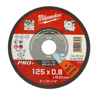 4932498201 - Tarcza cienka do cięcia metalu PRO+ 125 x 0,8 x 22,2 mm (1 szt.)