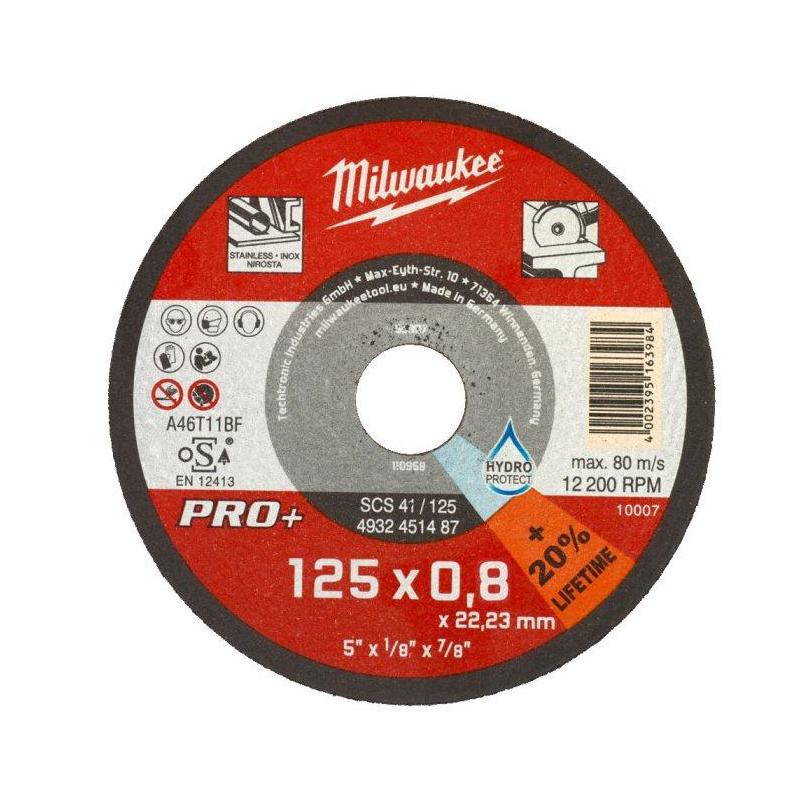 4932498201 - Tarcza cienka do cięcia metalu PRO+ 125 x 0,8 x 22,2 mm (1 szt.) 4932498201 - Tarcza cienka do cięcia metalu PRO+ 125 x 0,8 x 22,2 mm (1 szt.)