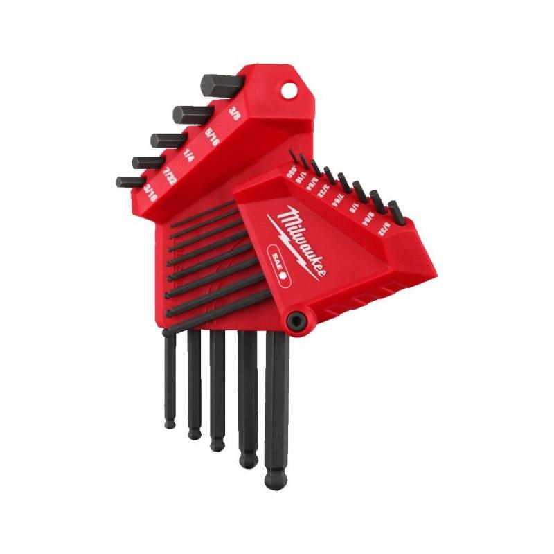 4932493615 - Zestaw kluczy trzpieniowych zagiętych, krótkich z kulką, 6-kątnych, 3/8" - 0,050" (13 szt.) 4932493615 - Zestaw kluczy trzpieniowych zagiętych, krótkich z kulką, 6-kątnych, 3/8" - 0,050" (13 szt.)