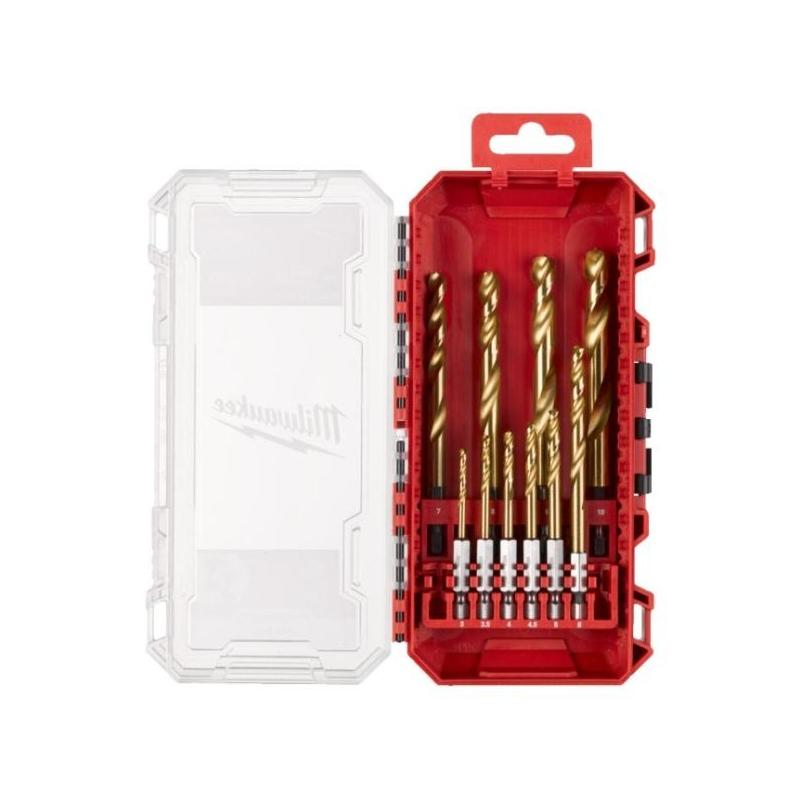4932493865 - Zestaw wierteł udarowych do metalu Shockwave HSS-G Tin Red Hex, 3 - 10 mm (10 szt.) 4932493865 - Zestaw wierteł udarowych do metalu Shockwave HSS-G Tin Red Hex, 3 - 10 mm (10 szt.)