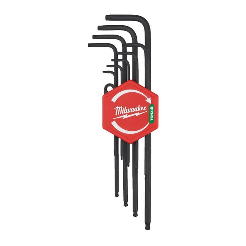 4932492693 - Zestaw kluczy trzpieniowych zagiętych, długich z kulką, Torx, T8 - T40 (9 szt.) 4932492693 - Zestaw kluczy trzpieniowych zagiętych, długich z kulką, Torx, T8 - T40 (9 szt.)