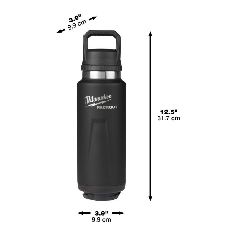 4932493468 - Butelka termiczna PACKOUT™ 1065 ml, czarna 4932493468 - Butelka termiczna PACKOUT™ 1065 ml, czarna