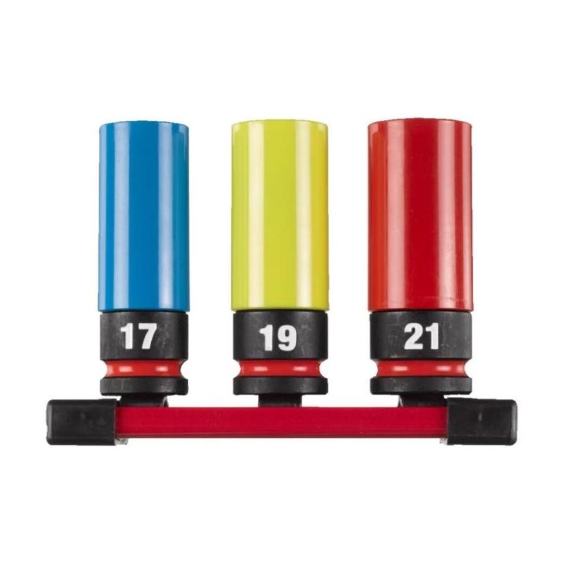 4932493370 - Zestaw nasadek udarowych 1/2" do felg aluminiowych, 17 - 21 mm (3 szt.) 4932493370 - Zestaw nasadek udarowych 1/2" do felg aluminiowych, 17 - 21 mm (3 szt.)