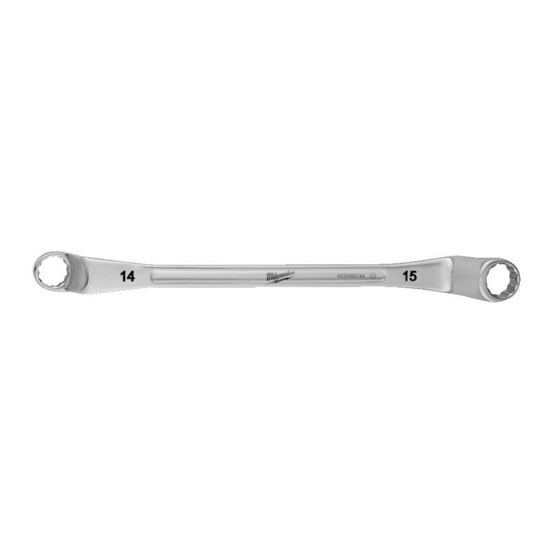 4932492744 - Klucz oczkowy podwójnie odsadzony, 14x15 mm 4932492744 - Klucz oczkowy podwójnie odsadzony, 14x15 mm
