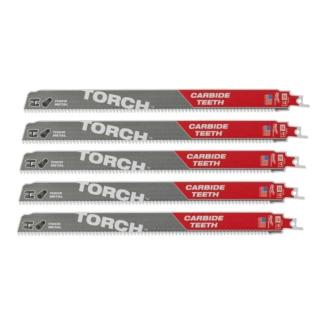 48005553 - Brzeszczot do metalu TCT TORCH z węglikiem, 300 mm 10 TPI (5 szt.)