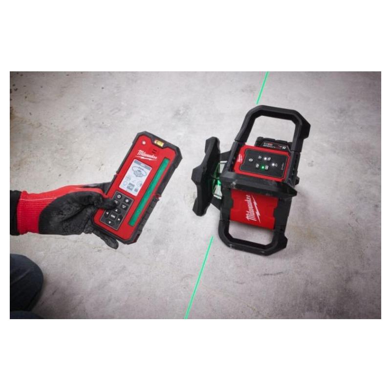 M18 RLOHVG300-501C - Niwelator laserowy 300m z zieloną wiązką, 18 V, 5.0 Ah, ONE-KEY™, w walizce, z akumulatorem i ładowarką M18 RLOHVG300-501C - Niwelator laserowy 300m z zieloną wiązką, 18 V, 5.0 Ah, ONE-KEY™, w walizce, z akumulatorem i ładowarką