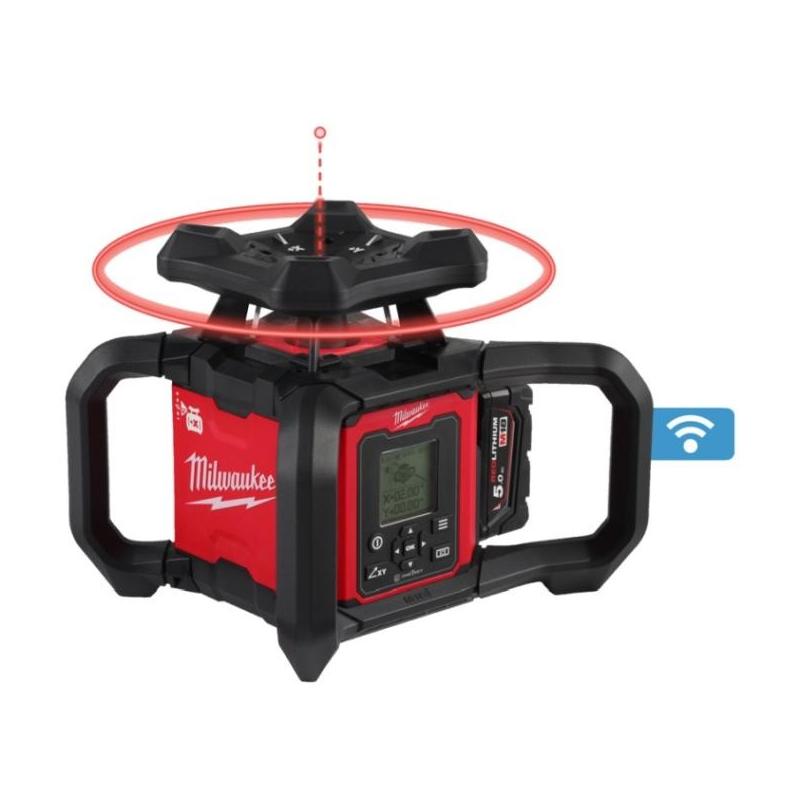 M18 RLOHV1200-501C - Niwelator laserowy 1200m, 18 V, 5.0 Ah, ONE-KEY™, w walizce, z akumulatorem i ładowarką M18 RLOHV1200-501C - Niwelator laserowy 1200m, 18 V, 5.0 Ah, ONE-KEY™, w walizce, z akumulatorem i ładowarką