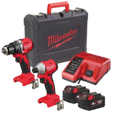 MILWAUKEE - M18 BLCPP2A-402C - POWERPACK M18™, M18 BLIDR, M18 BLDDRC - 4933492827 MILWAUKEE - M18 BLCPP2A-402C - POWERPACK M18™, M18 BLIDR, M18 BLDDRC - 4933492827