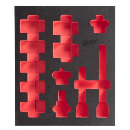 4932493397 - Wkładka piankowa do nasadek 3/4" długich, do wózków narzędziowych, 417 x 536 mm 4932493397 - Wkładka piankowa do nasadek 3/4" długich, do wózków narzędziowych, 417 x 536 mm