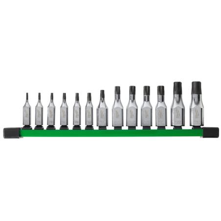 4932480565 - Zestaw nasadek trzpieniowych 1/4" i 3/8" do śrub Torx®, T8 - T60 (13 szt.)