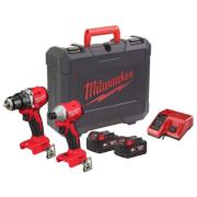 M18 BLCPP2B-402C - Zestaw POWERPACK M18™, M18 BLIDRC, M18 BLDDRC, 2 x 4.0 Ah + ładowarka, w walizce, 4933492836