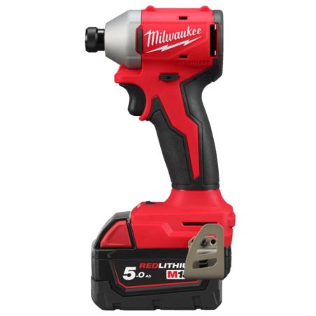 M18 BLIDR-502X - Kompaktowa zakrętarka udarowa 1/4" HEX 18 V, 5.0 Ah, w walizce, z 2 akumulatorami i ładowarką, 4933492843
