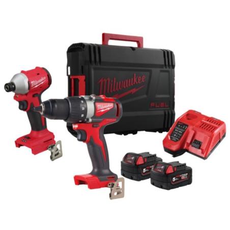 M18 BLPP2B3-502X - Zestaw POWERPACK M18™, M18 BLIDR, M18 BLDD2, 2 x 5.0 Ah + ładowarka, w walizce, 4933492846