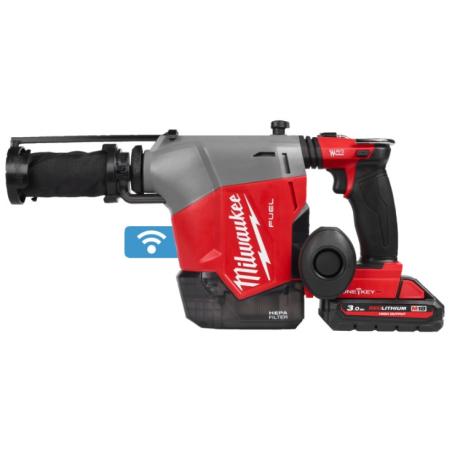 M18 FHAFOH16-302X - Młotowiertarka SDS-Plus z odsysaczem pyłu 18 V, FUEL™, ONE-KEY™, w walizce, 2x 3.0Ah + ładowarka, 4933493533