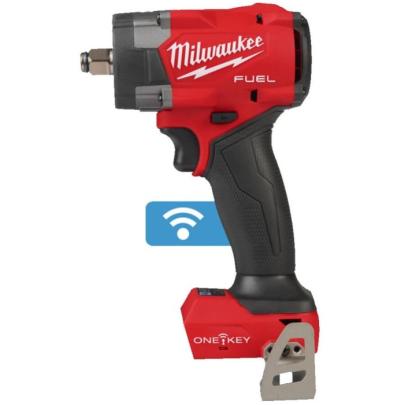 M18 ONEFIW2FC12-0X - Kompaktwy klucz udarowy 1/2", 203 Nm, 18 V, FUEL™, ONE-KEY™, w walizce, bez wyposażenia, 4933493412