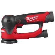 M12 FSDR75-202B - Szlifierka mimośrodowa 75 mm, 12 V, 2.0 Ah, FUEL™, w torbie, z 2 akumulatorami i ładowarką, 4933498233