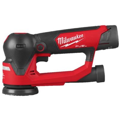 M12 FSDR75-202B - Szlifierka mimośrodowa 75 mm, 12 V, 2.0 Ah, FUEL™, w torbie, z 2 akumulatorami i ładowarką, 4933498233