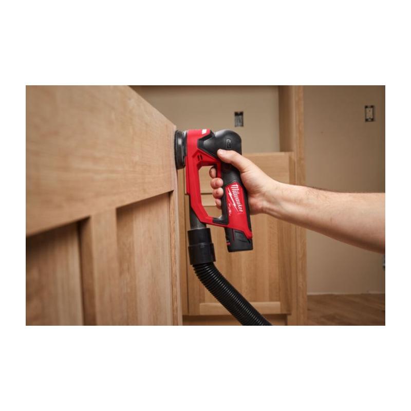 M12 FSDR75-202B - Szlifierka mimośrodowa 75 mm, 12 V, 2.0 Ah, FUEL™, w torbie, z 2 akumulatorami i ładowarką, 4933498233