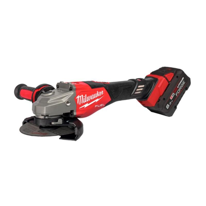 M18 FHSAG125XB2-802X - Szlifierka kątowa z hamulcem śr. 125 mm, 18 V, FUEL™, wł. suwakowy, w walizce, 2 x 8.0 Ah, 4933493416